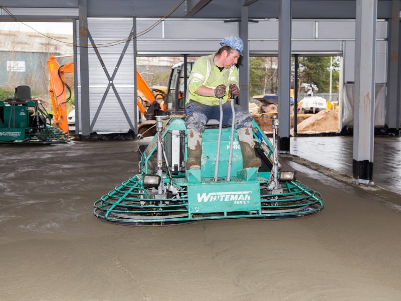 floor being flatened
