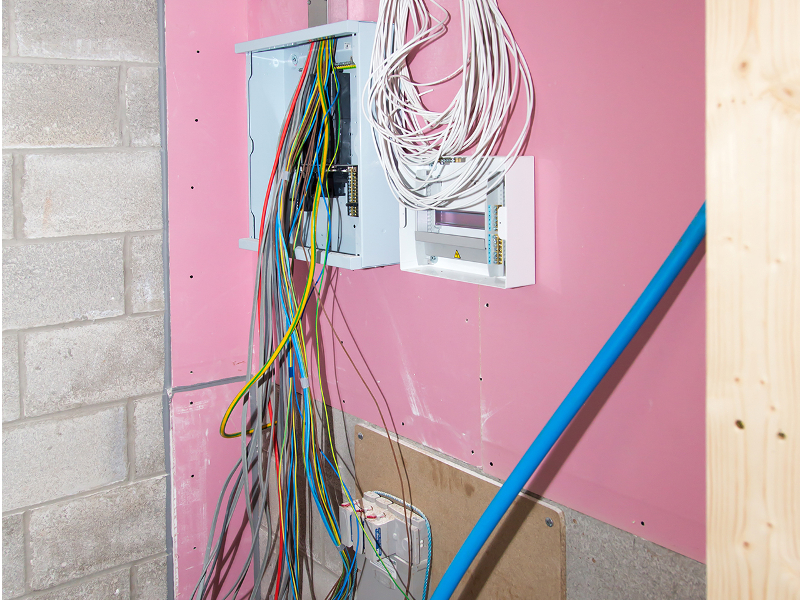 installation of main electrics
